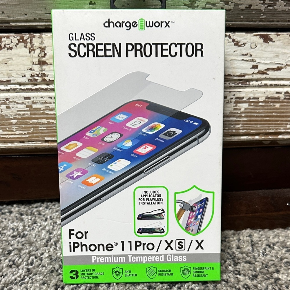 NEW Glass Screen Protector for iPhone 11Pro/XS/X Premium Tempered Glass